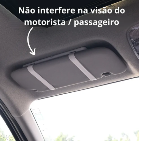 Espelho em Led para maquiagem automotivo.