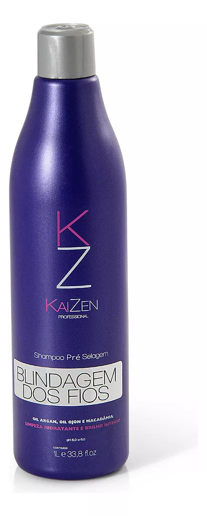 Shampoo Pré Selagem Blindagem dos Fios Kaizen 1L - Ecom Variedades